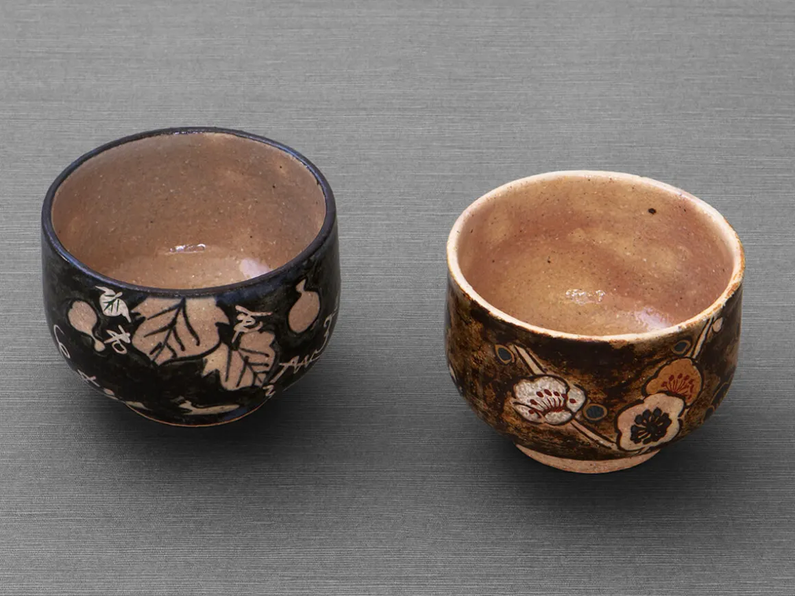 ORYOKI Teeschalen Und Becher|Teegeschirr*Japanische Teeschale Mitate Gourd