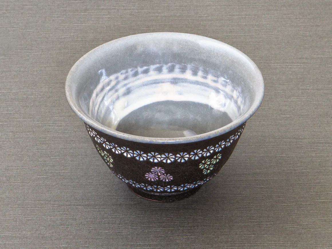 ORYOKI Teeschalen Und Becher|Teegeschirr*Japanische Teeschale Mitate Namban Obi