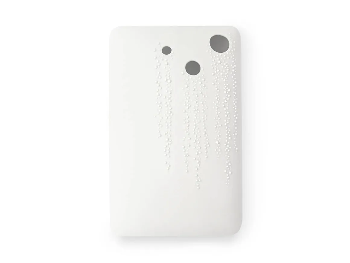 ORYOKI Japanische Vasen*Japanische Vase Act/ rain drop, weiß