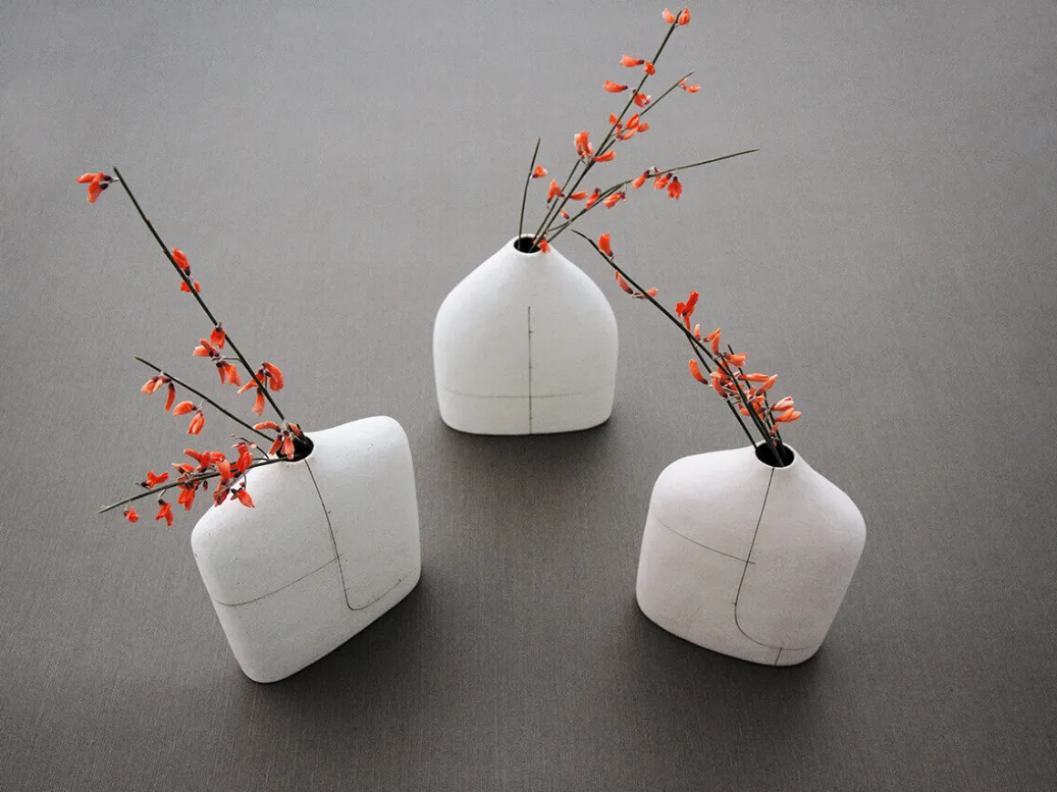 ORYOKI Japanische Vasen*Japanische Vase Shiro series ny