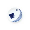 ORYOKI Japanisches Porzellan*Japanischer Teller Mamezara, Nami chidori, Ø 10,8 cm