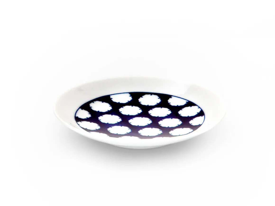 ORYOKI Japanisches Porzellan*Japanischer Teller Mamezara, Yukiwa, Ø 10,8 cm