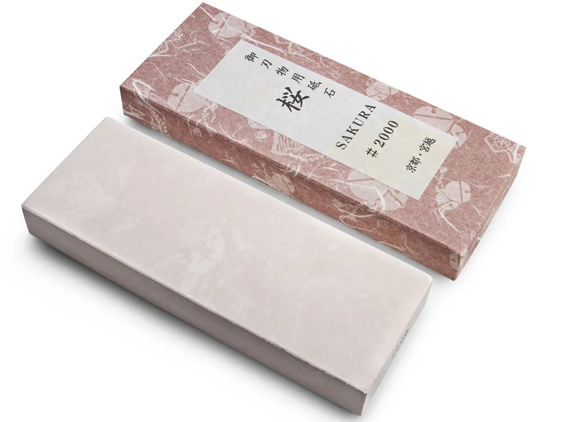 ORYOKI Messer-Zubehör|Schleifsteine*Japanischer Wasserschleifstein Sakura, Körnung 2000
