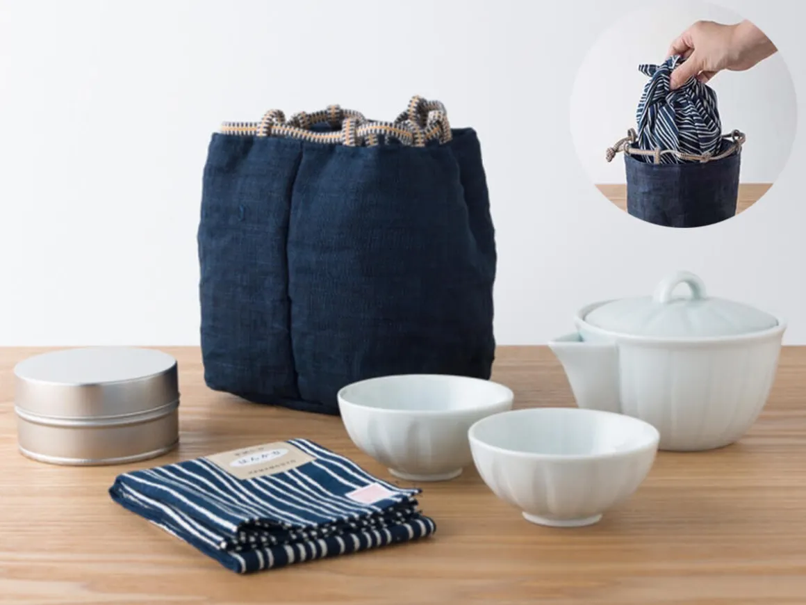 ORYOKI Japanische Teekannen|Teegeschirr*Japanisches Tee Reiseset, 6-teilig