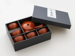 ORYOKI Japanische Teekannen|Teegeschirr*Japanisches Teeservice Shu Hiramaru, 6-teilig