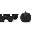ORYOKI Japanische Teekannen|Teegeschirr*Japanisches Teeservice, 6-teilig, Kyusu Tokoname Sendan Sen Kaku