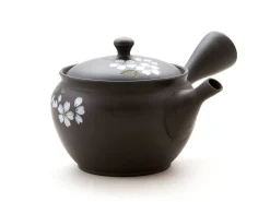 ORYOKI Japanische Teekannen|Teegeschirr*Japanisches Teeservice 6-teilig, Kyusu Tokoname Sakura