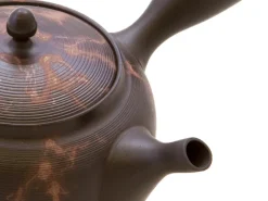 ORYOKI Japanische Teekannen|Teegeschirr*Japanisches Teeservice 6-teilig, Kyusu Tokoname Mokake