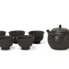 ORYOKI Japanische Teekannen|Teegeschirr*Japanisches Teeservice 6-teilig, Kyusu Tokoname Sendan Maru