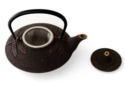 ORYOKI Japanische Teekannen|Teekanne Gusseisen*Japanisches Teeservice Tonbo, 5-teilig