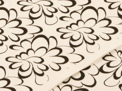 ORYOKI Japanpapier*Japanpapier Chiyogami, Blütenkalligrafie schwarz/weiß