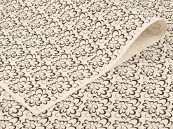 ORYOKI Japanpapier*Japanpapier Chiyogami, Blütenkalligrafie schwarz/weiß