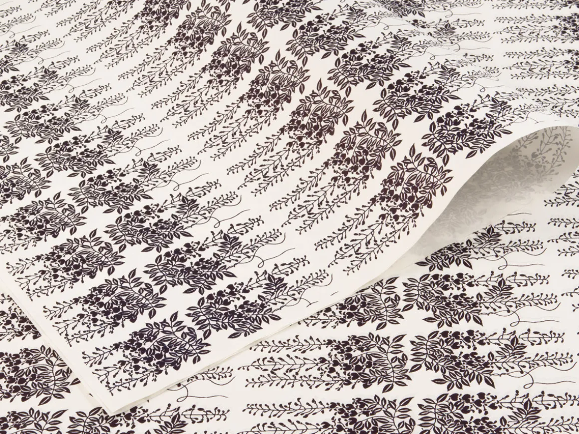 ORYOKI Japanpapier*Japanpapier Chiyogami, Blätterreigen nachtblau