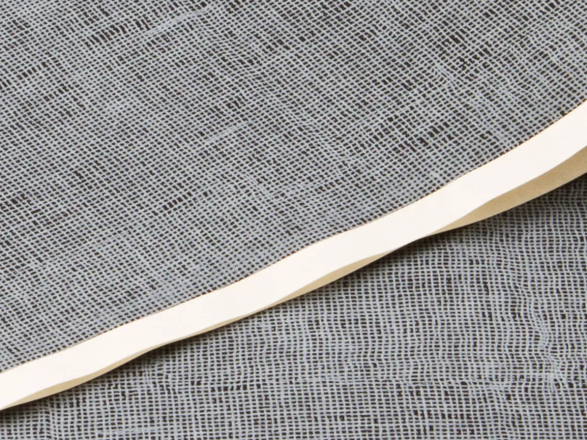 ORYOKI Japanpapier*Japanpapier Chiyogami, Silbergaze auf Schwarz