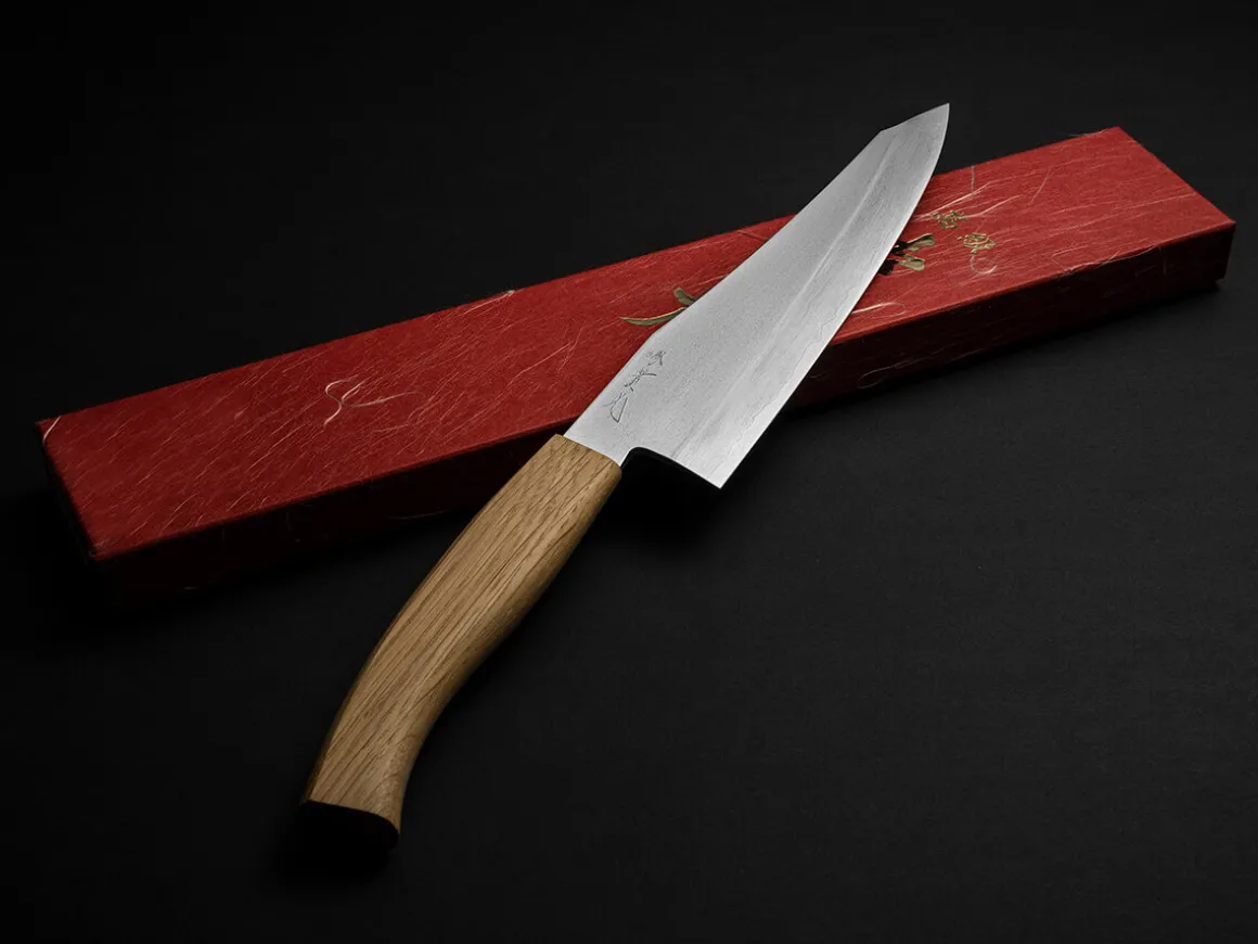 ORYOKI Santokumesser*JIKKO Kuin oku shiro Santoku 180