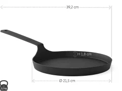 ORYOKI Gusseisenpfannen*Kamasada shallow pan, Gusseisen