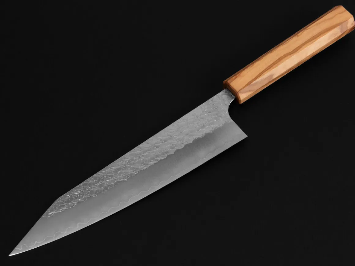 ORYOKI Gyuto Messer*Kiritsuke Messer MINAMO 210, SG2, Olive