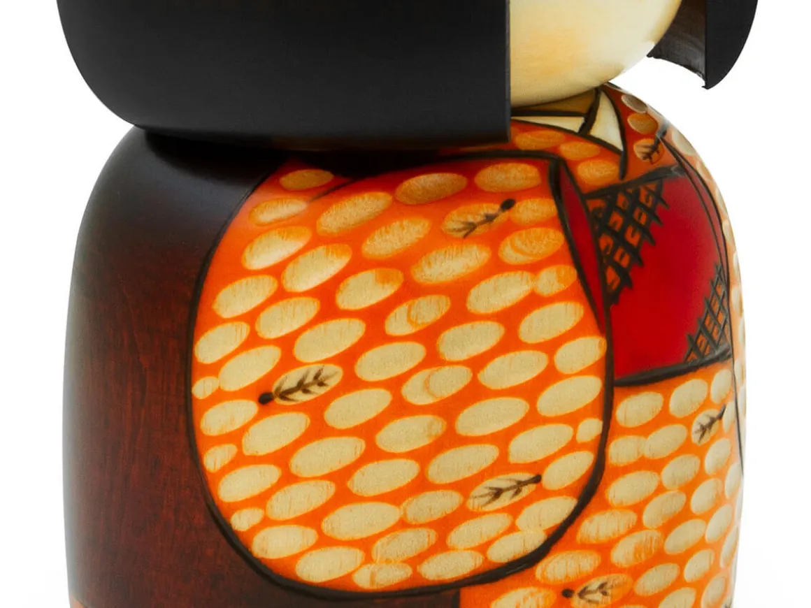 ORYOKI Kokeshi*Kokeshi: Dekofigur Aki no hi (M) Autumn Day