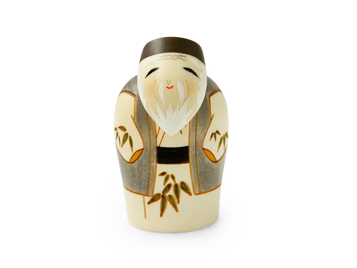 ORYOKI Kokeshi*Kokeshi: Holzfigur Enmanchoju (Paar)