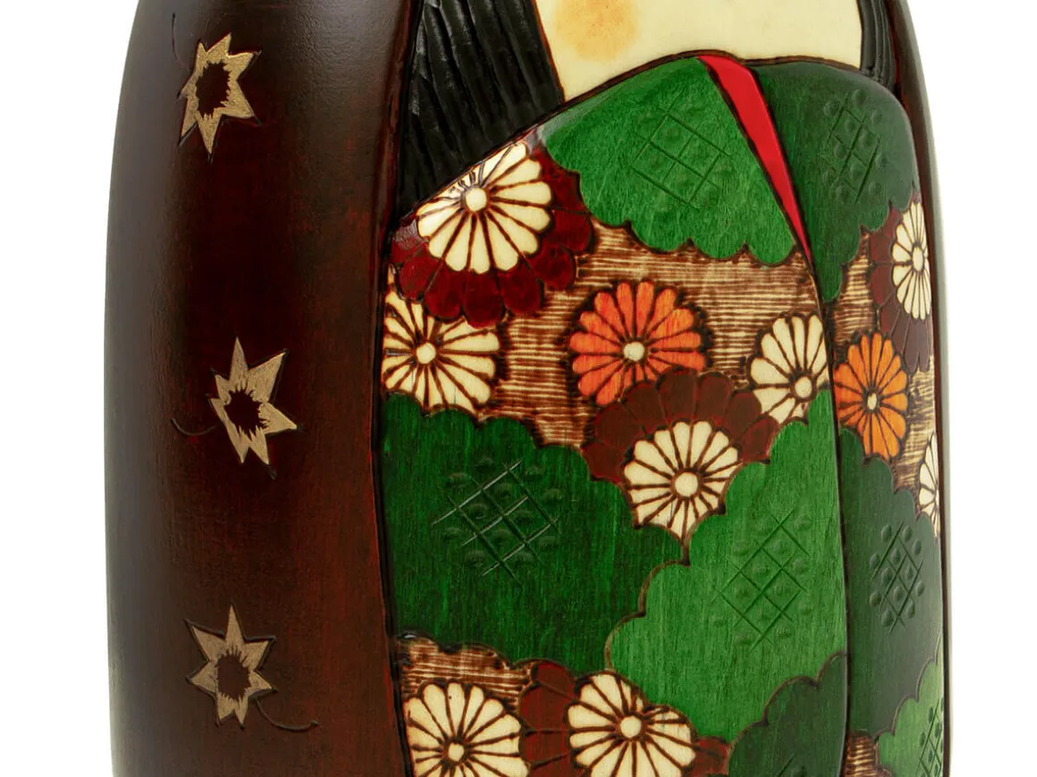 ORYOKI Kokeshi*Kokeshi: Holzfigur Fuei