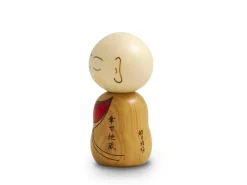 ORYOKI Kokeshi*Kokeshi: Holzfigur Mönch