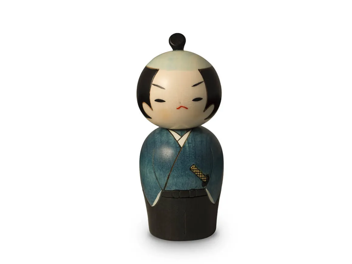 ORYOKI Kokeshi*Kokeshi: Holzfigur Samurai
