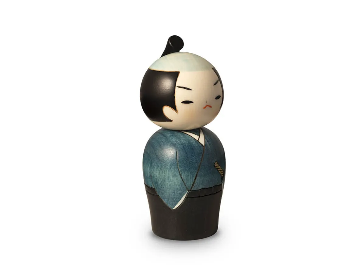 ORYOKI Kokeshi*Kokeshi: Holzfigur Samurai