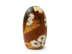 ORYOKI Kokeshi*Kokeshi: Holzpuppe Hanakoromo