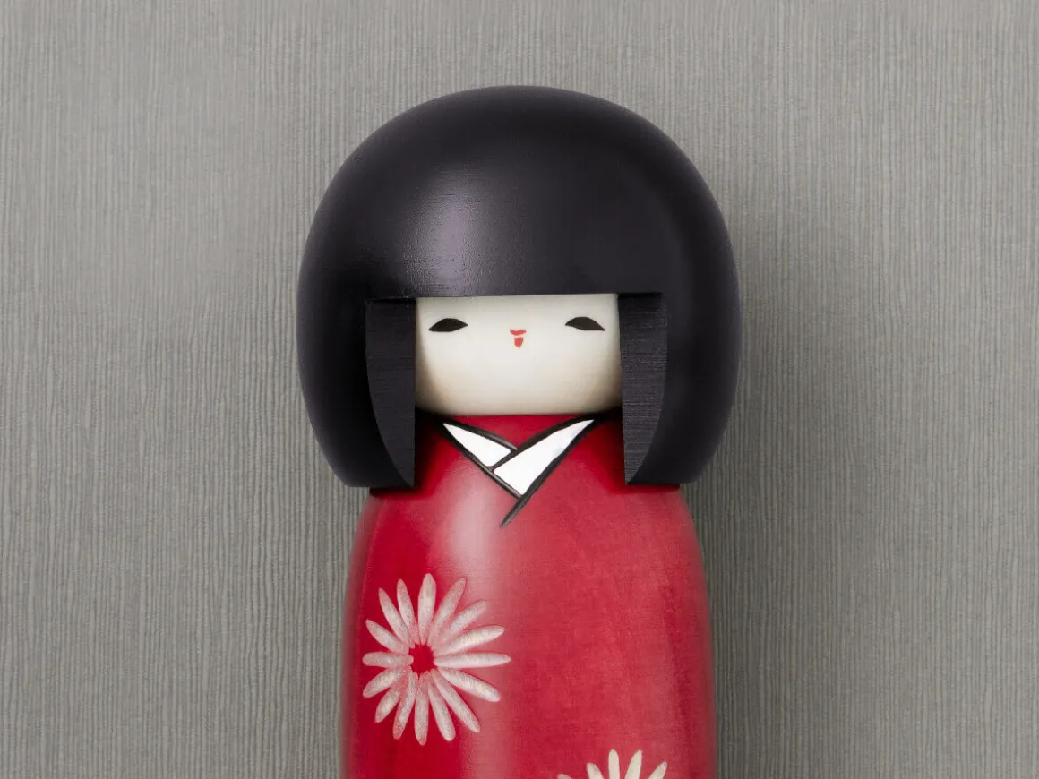 ORYOKI Kokeshi*Kokeshi: Holzpuppe Nogiku