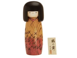 ORYOKI Kokeshi*Kokeshi: Holzpuppe Tsuru no mai