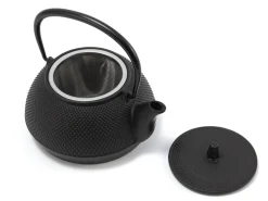 ORYOKI Tetsubin Gusseisen Wasserkessel|Japanische Teekannen*Kombi-Modell Wasserkessel und Teekanne ARARE 0,6 Liter (IH)