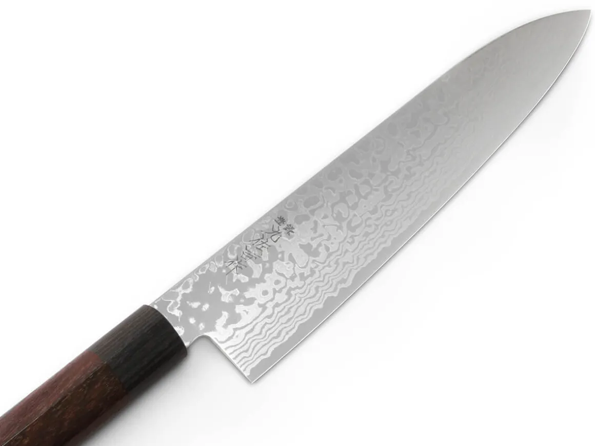 ORYOKI Gyuto Messer|Damastmesser*KYUSAKICHI ZA Damascus Gyutou 210, 69 Lagen