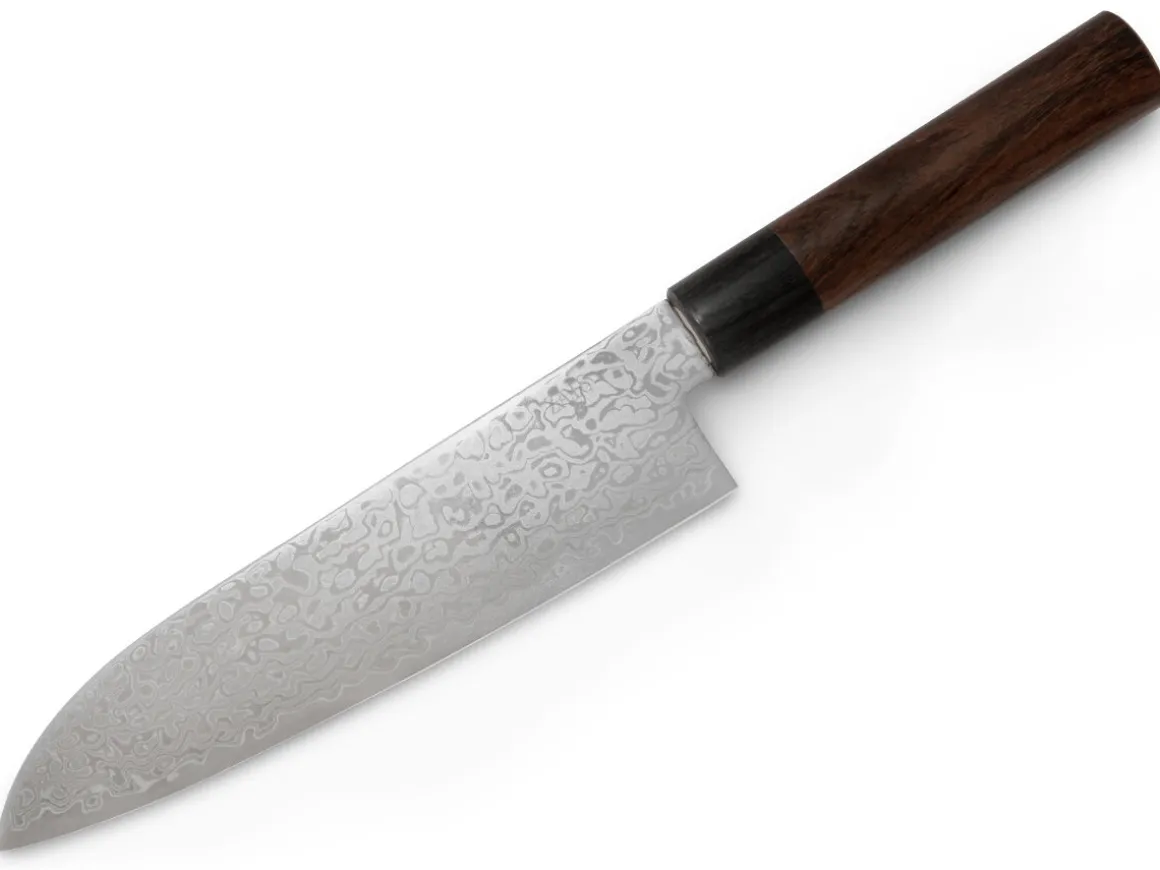 ORYOKI Santokumesser|Damastmesser*KYUSAKICHI ZA Damascus Santoku 180, 69 Lagen