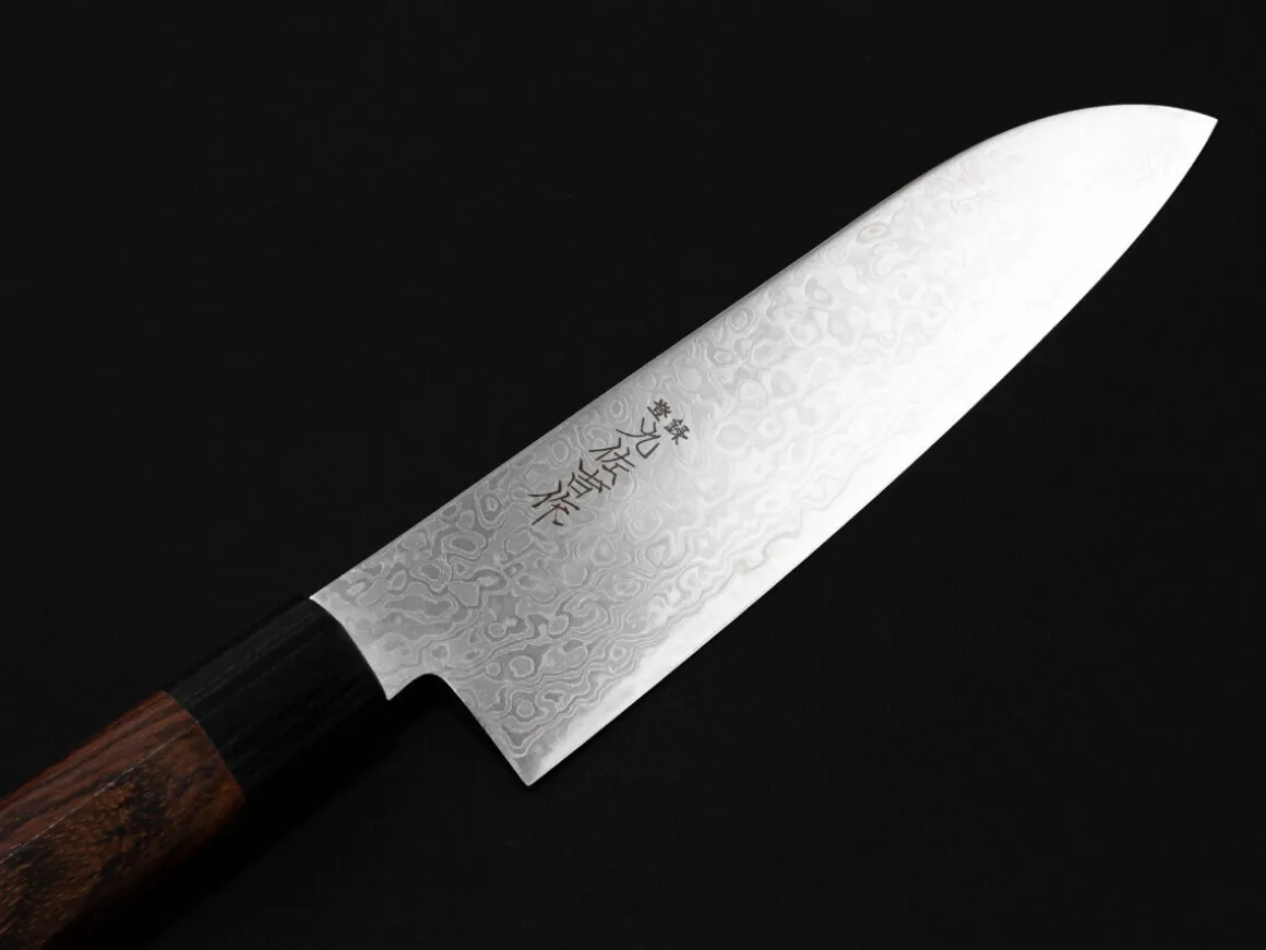 ORYOKI Santokumesser|Damastmesser*KYUSAKICHI ZA Damascus Santoku 180, 69 Lagen