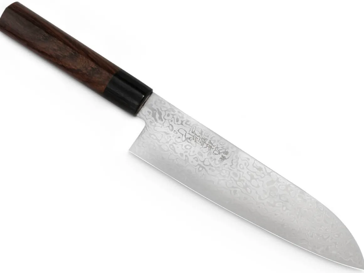 ORYOKI Santokumesser|Damastmesser*KYUSAKICHI ZA Damascus Santoku 180, 69 Lagen