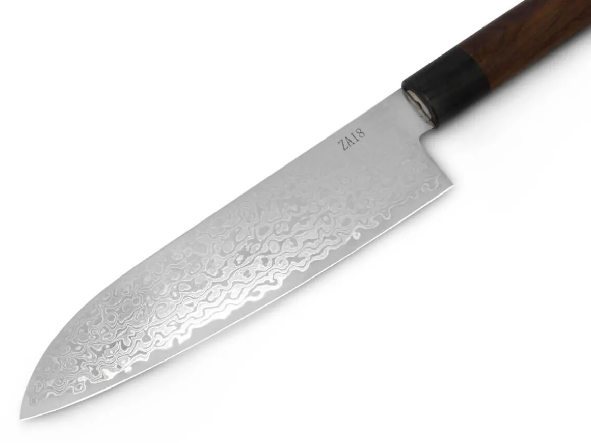 ORYOKI Santokumesser|Damastmesser*KYUSAKICHI ZA Damascus Santoku 180, 69 Lagen