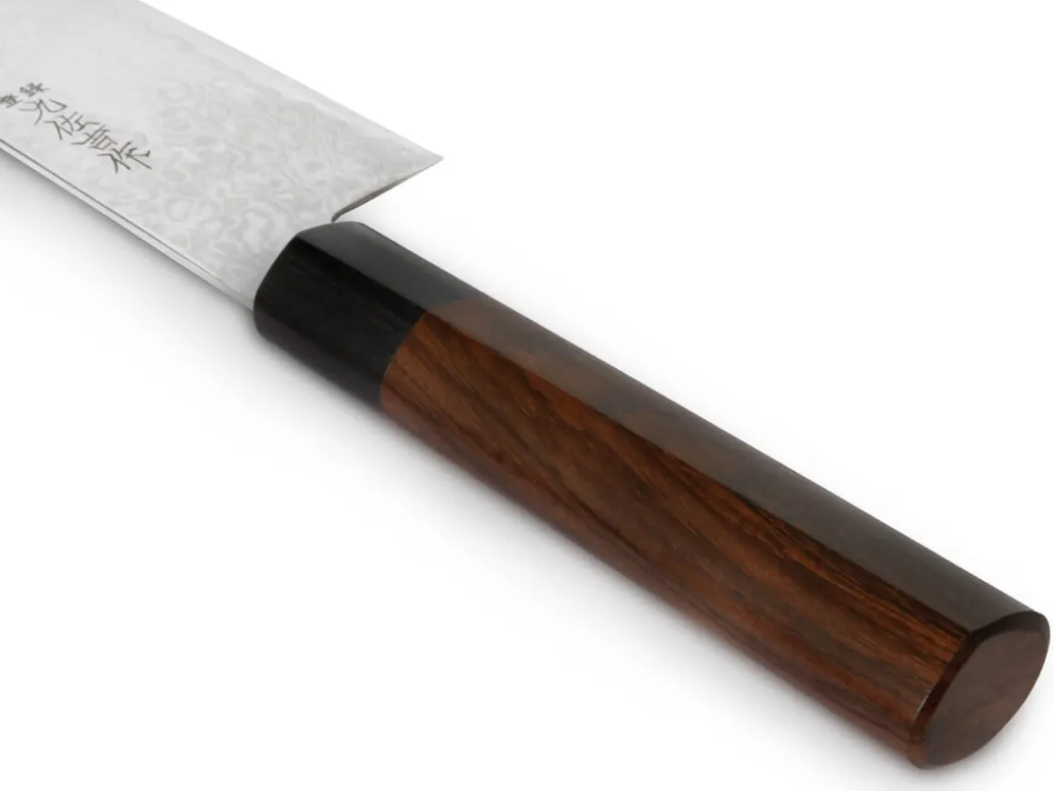 ORYOKI Santokumesser|Damastmesser*KYUSAKICHI ZA Damascus Santoku 180, 69 Lagen