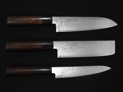 ORYOKI Santokumesser|Damastmesser*KYUSAKICHI ZA Damascus Santoku 180, 69 Lagen