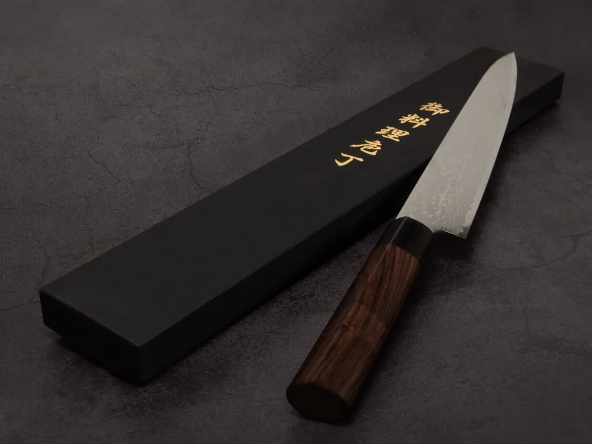 ORYOKI Sashimi Messer|Damastmesser*KYUSAKICHI ZA Damascus Sujihiki 240, 69 Lagen