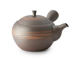 ORYOKI Japanische Teekannen|Teegeschirr*Kyusu Akebono Ryusen, Banko Yaki, 350 ml