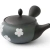 ORYOKI Japanische Teekannen|Teegeschirr*Kyusu Hiranaru Sakura, japanische Teekanne
