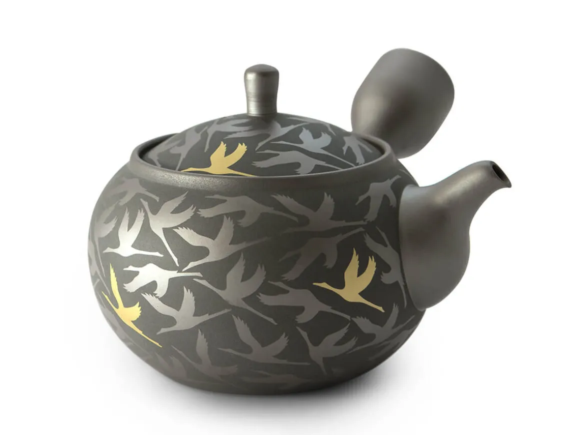 ORYOKI Japanische Teekannen|Teegeschirr*Kyusu Kintsuru Mitsukoshi, Banko Yaki