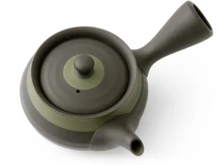 ORYOKI Japanische Teekannen|Teegeschirr*Kyusu Midorierimaki, japanische Teekanne mit Seitengriff