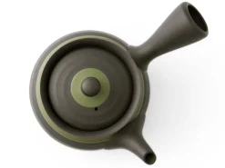 ORYOKI Japanische Teekannen|Teegeschirr*Kyusu Midorierimaki, japanische Teekanne mit Seitengriff
