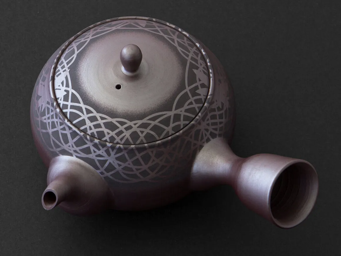 ORYOKI Japanische Teekannen|Teegeschirr*Kyusu Ryusen, Banko Yaki, 330 ml