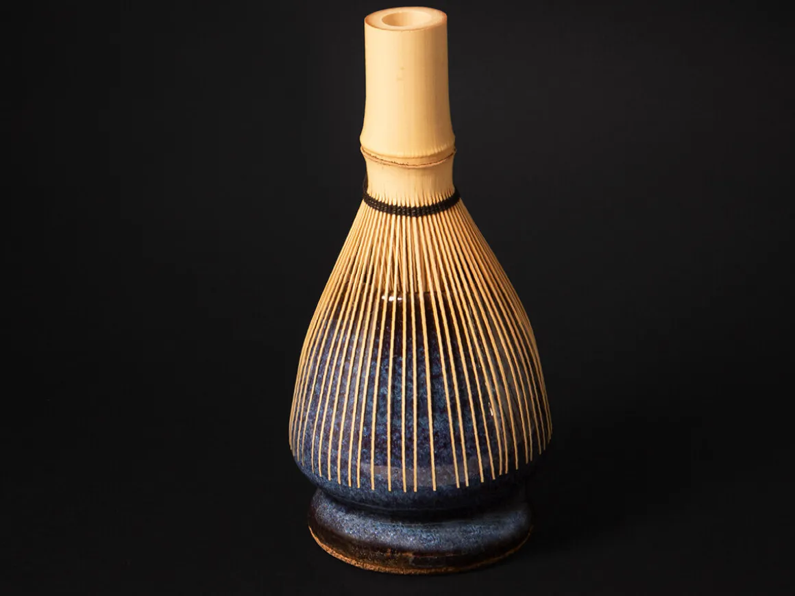 ORYOKI Matcha Besen Und Löffel*Matcha Besenhalter, Chasennaosi Blue