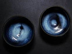 ORYOKI Matcha Schalen|Teegeschirr*Matcha Schale Chawan Blue
