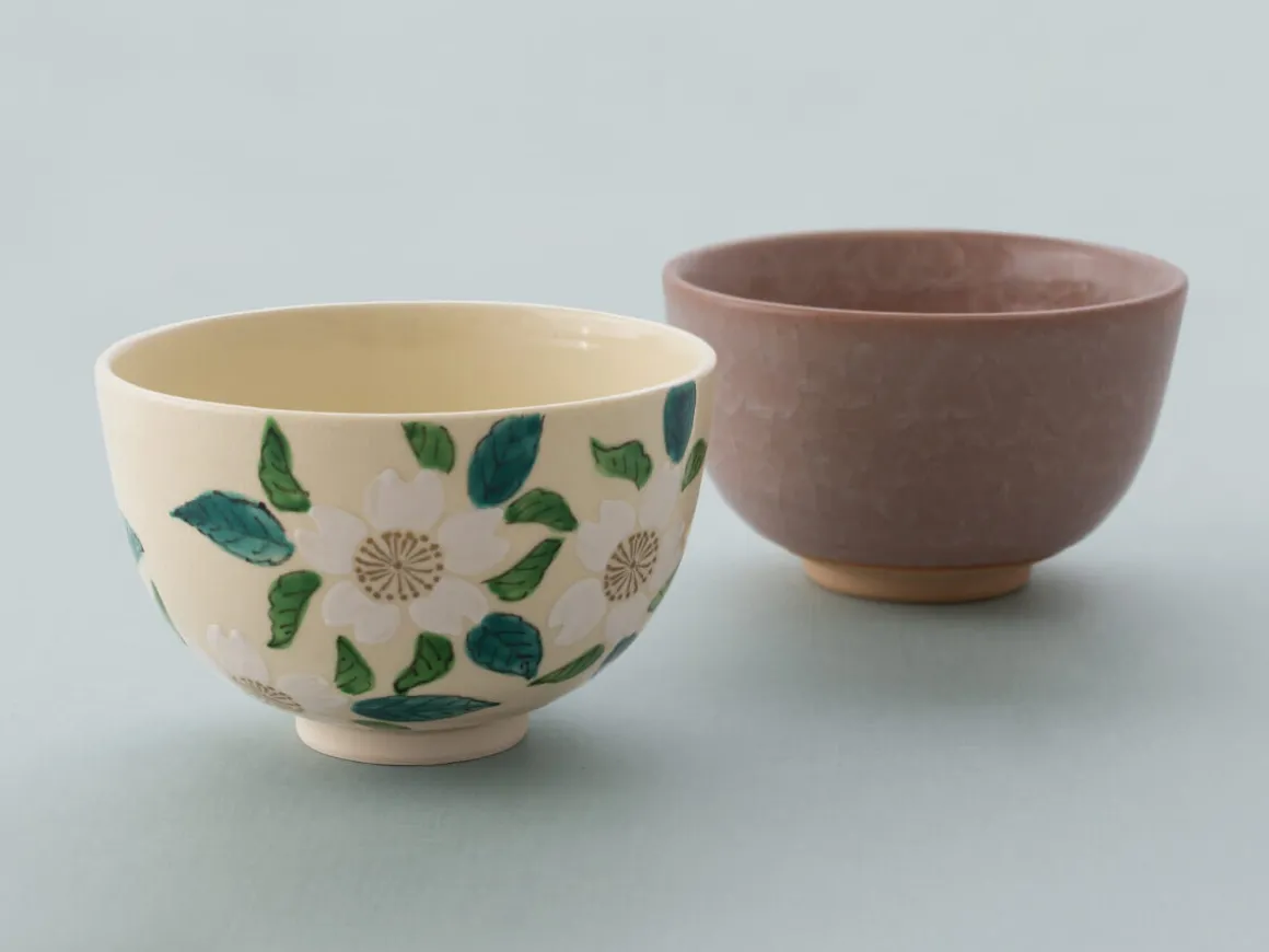 ORYOKI Matcha Schalen|Teegeschirr*Matcha Schale Glassyu Ashi, Kyoto Japan
