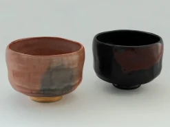 ORYOKI Matcha Schalen|Teegeschirr*Matcha Schale Raku rot, Kyoto Japan