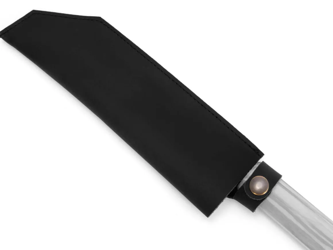 ORYOKI Messer-Zubehör*Messerhülle Bunka 185, Leder Vintage schwarz